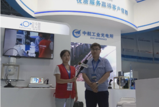 【快訊】中航工業洛陽電光設備研究所張家興經理中關村無人系統產品發布會正在接受公共安全裝備網專訪