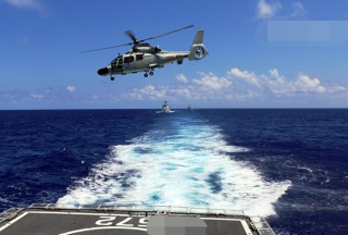 【組圖】環太軍演 中國海軍與外軍編隊