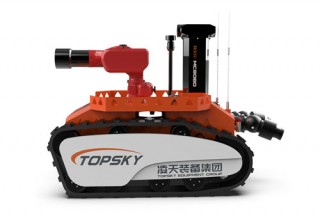 【視頻】這款消防機器人，可以滅火偵察，更可以運輸救援器材