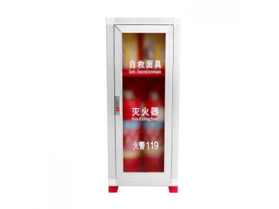 滅火器柜空箱（可放兩個(gè)滅火器+兩個(gè)消防面具）
