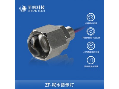 新品水下指示燈水下狀態燈紅綠黃藍白色防水500米